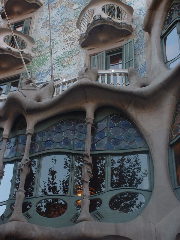 Gros plan casa Batlò